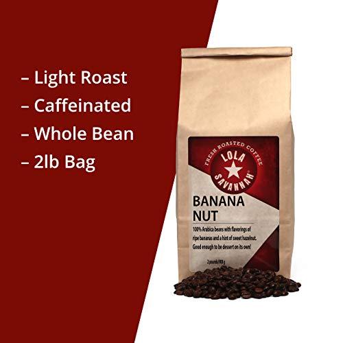 Lola Savannah Lola Savannah Banana Nut Whole Bean Caffeinated Coffee, 2lb