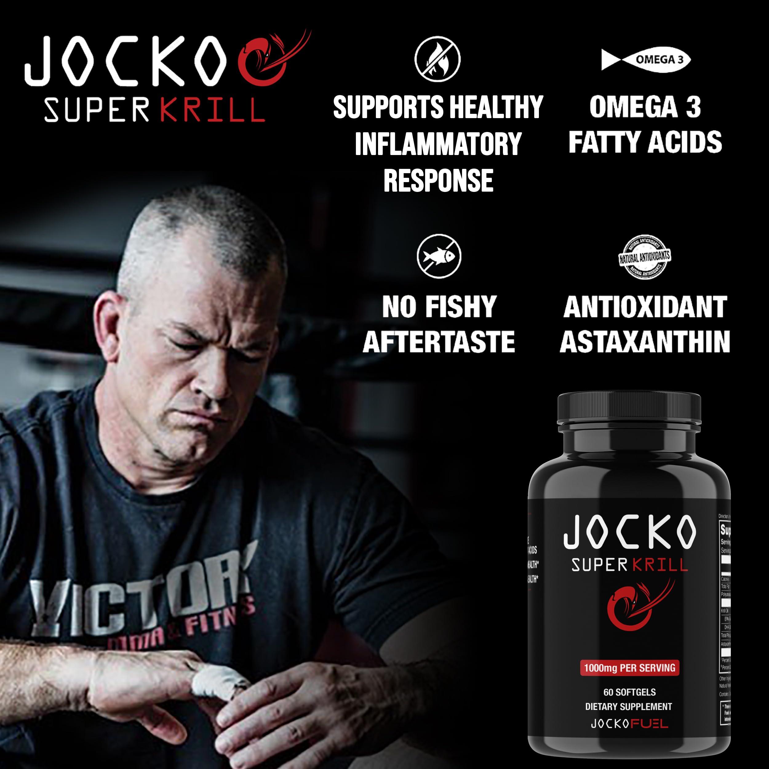 Jocko Fuel Jocko Fuel Cold War and Omega 3 Krill Oil Supplement Bundle