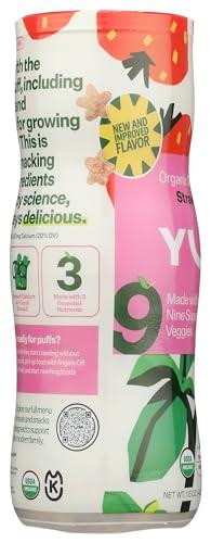 BFYSYO Yumi Organic Strawberry Basil Rice-Free Puffs, 1.5 OZ