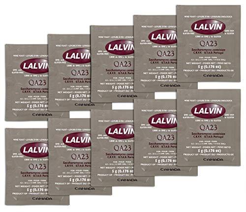 Home Brew Ohio Lalvin QA23 Wine Yeast- 10 Packets