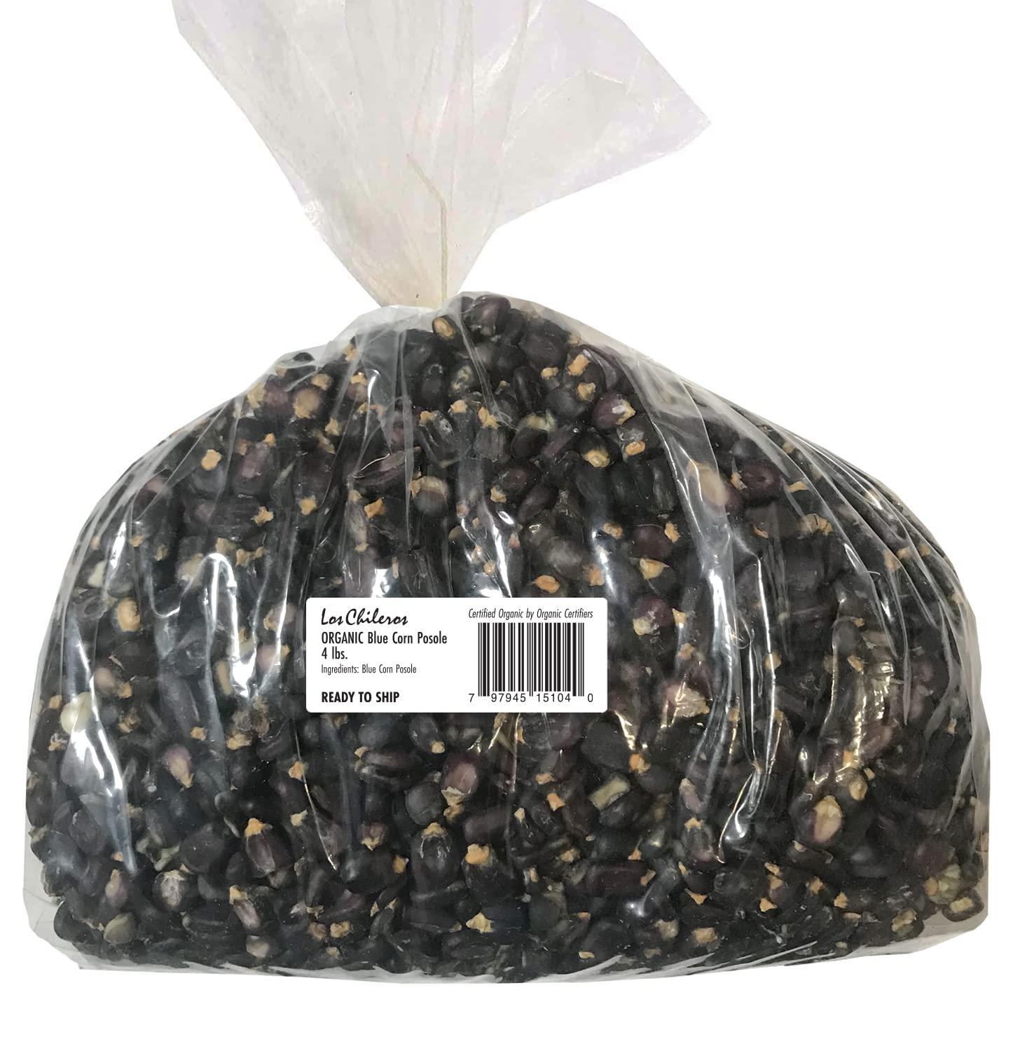 Los Chileros Los Chileros Organic Blue Corn Posole 4lb bulk bag