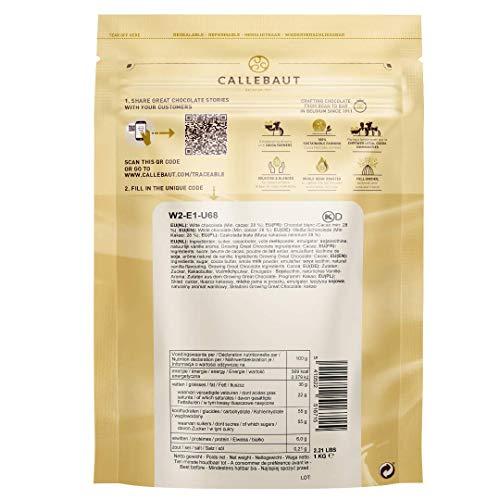 iTecFreely Callebaut white chocolate chips (callets) 1kg
