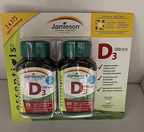 Jamieson Jamieson Vitamin D3 1000Iu Tablets-(2X375), 750 Count
