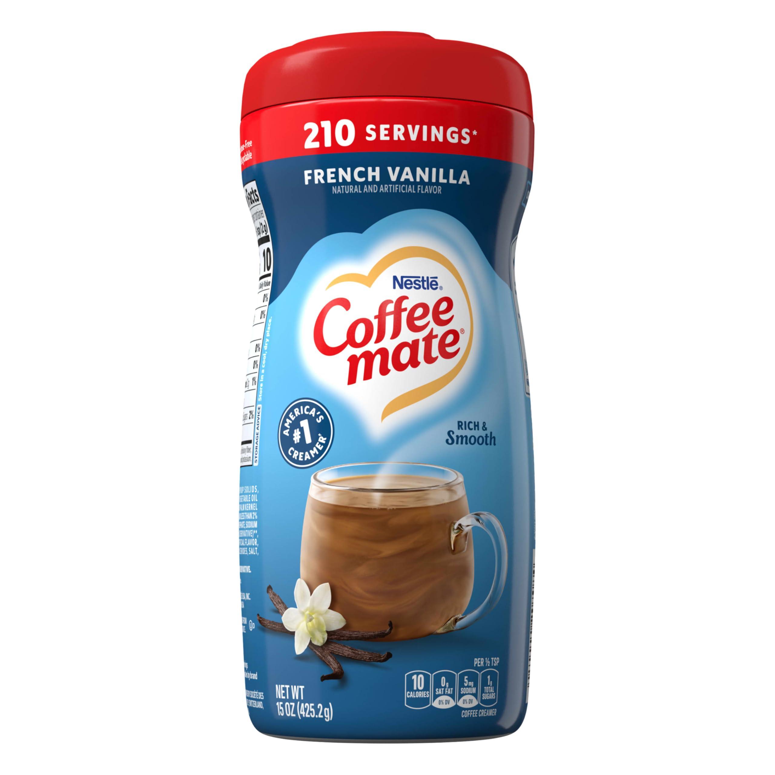 Coffee mate Nestle Coffee mate French Vanilla Powder Coffee Creamer 1 Pack (15 Oz)