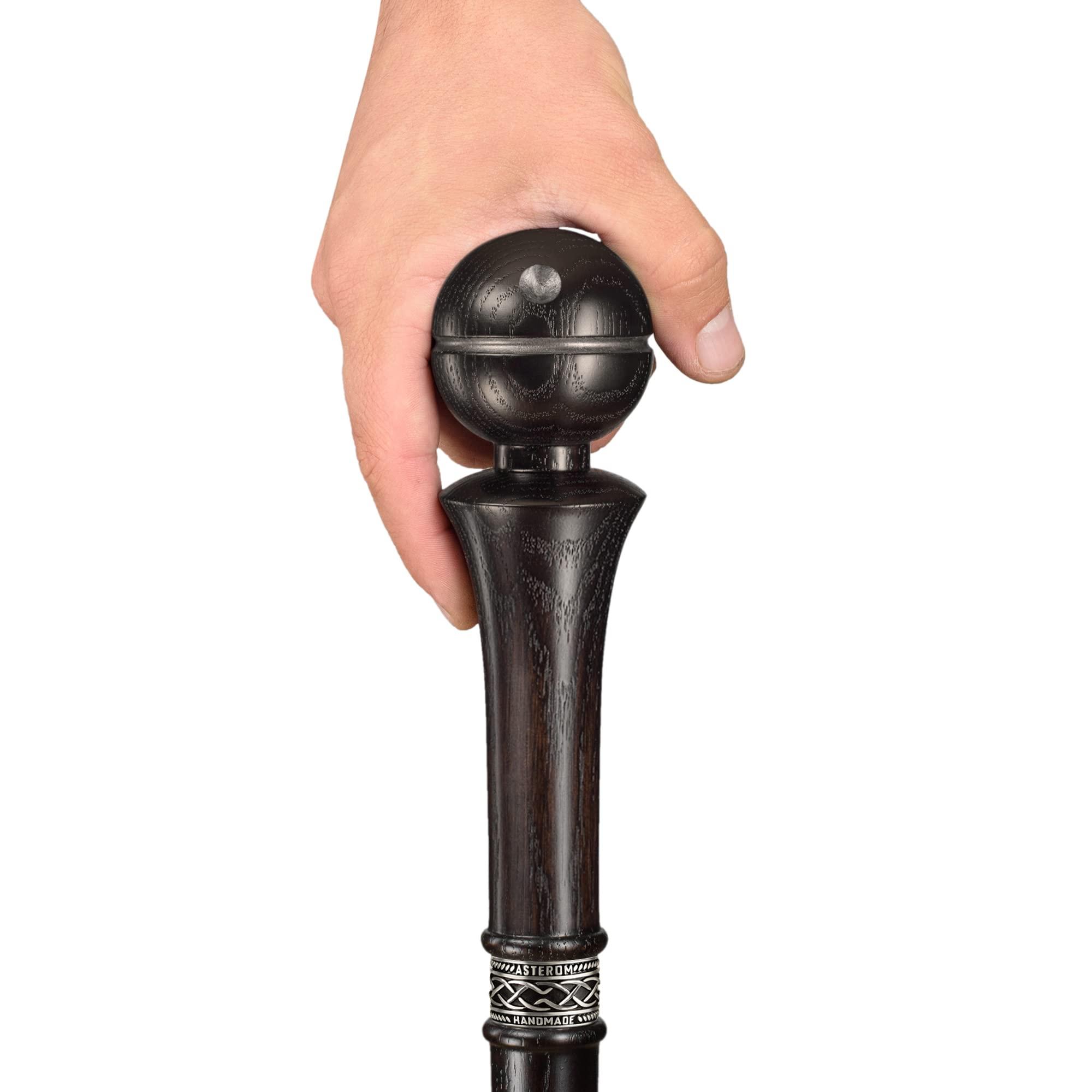 Asterom Asterom Exclusive Wooden Walking Canes for Men and Women - Cool Handcrafted Wood Cane (#1)