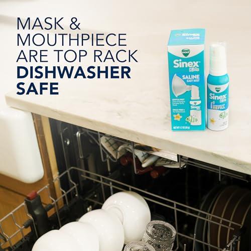 Vicks Vicks Sinex Kids Saline Easy Mist, Drug Free Saline, Ages 1 Month+, Gently Clears and Soothes Everyday Stuffy Noses, Safe for Daily Use, 1.7 OZ