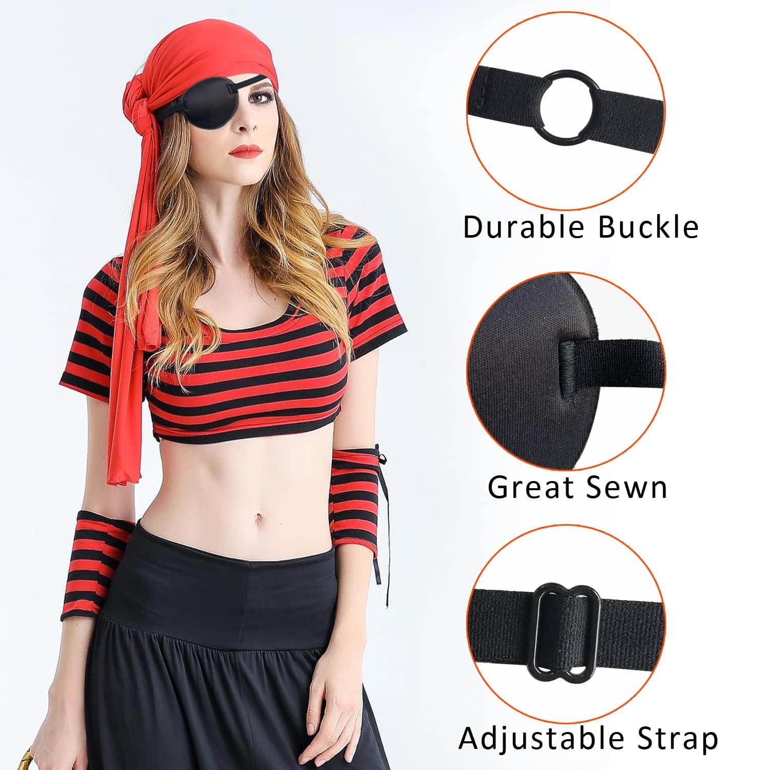 THSIREE THSIREE 2PCS Eye Patch, Medical Eye Patches for Kids and Adults, Soft Amblyopia Lazy Eye Patches for Left or Right Eyes (Black, Green)