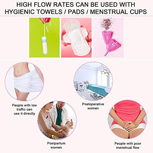 DACUN Daily Wearing Safety Certification Women Menstrual Period Briefs Leakproof Protective Underwear Heavy Flow Panties Pack of 4 (Color : Multicolor, Size : 4XL-4XLarge)