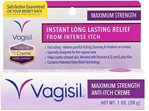Vagisil Vagisil Medicated Anti-Itch Creme Maximum Strength - 1oz, Pack of 5