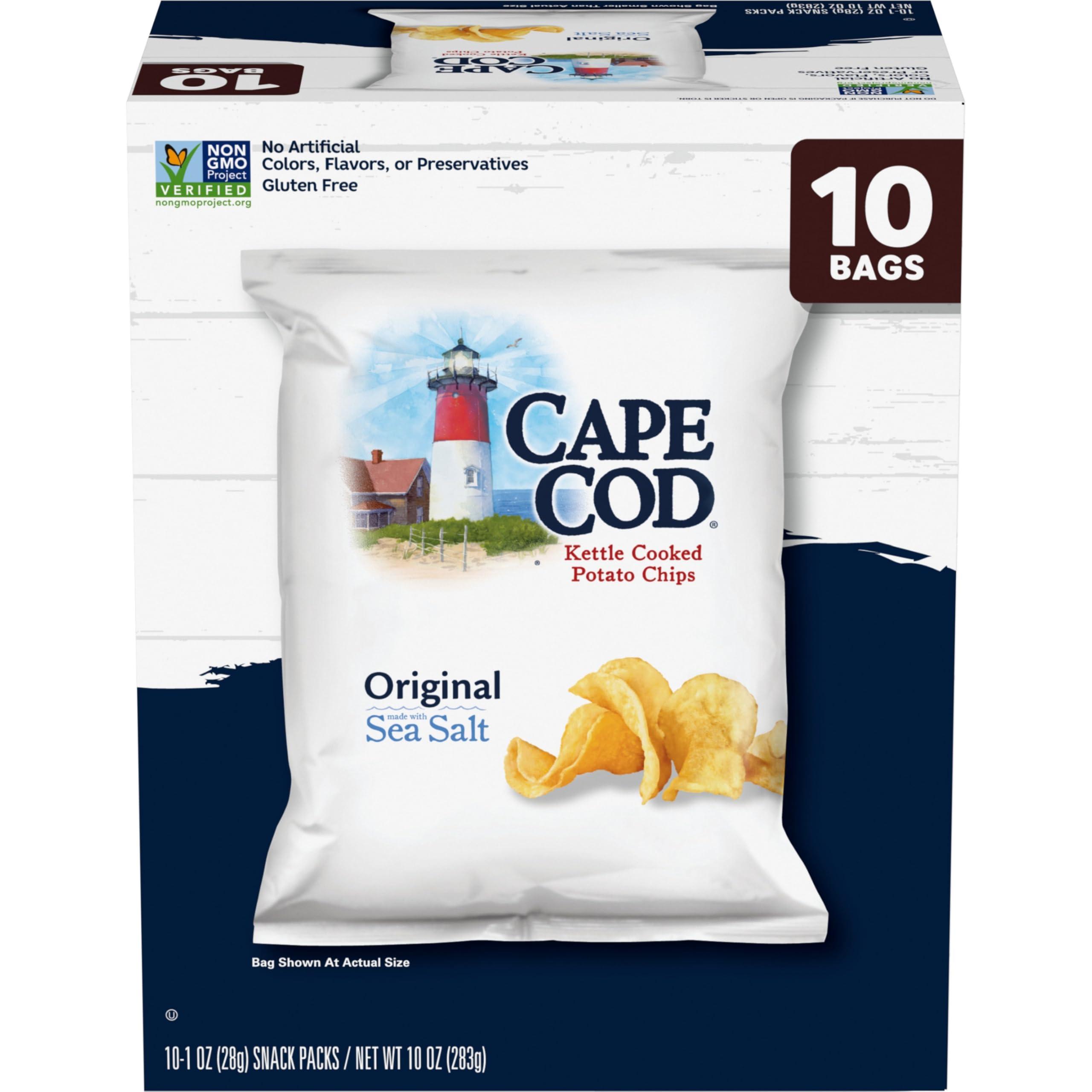 Cape Cod Cape Cod Potato Chips Original, 1 Oz, 10 Ct
