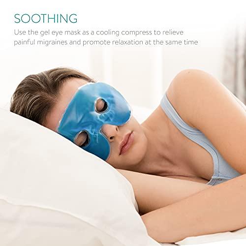 Navaris Navaris Set of 2 Gel Eye Masks - 2X Reusable Eye Masks for Hot/Cold Use