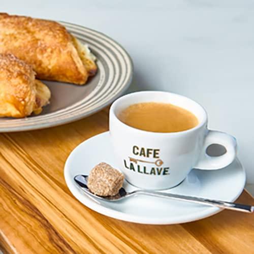 Cafe La Llave Cafe La Llave Whole Bean Espresso Coffee, Premium Dark Roast, 32 oz Bags (Pack of 2) - Rich Cuban-Style Blend