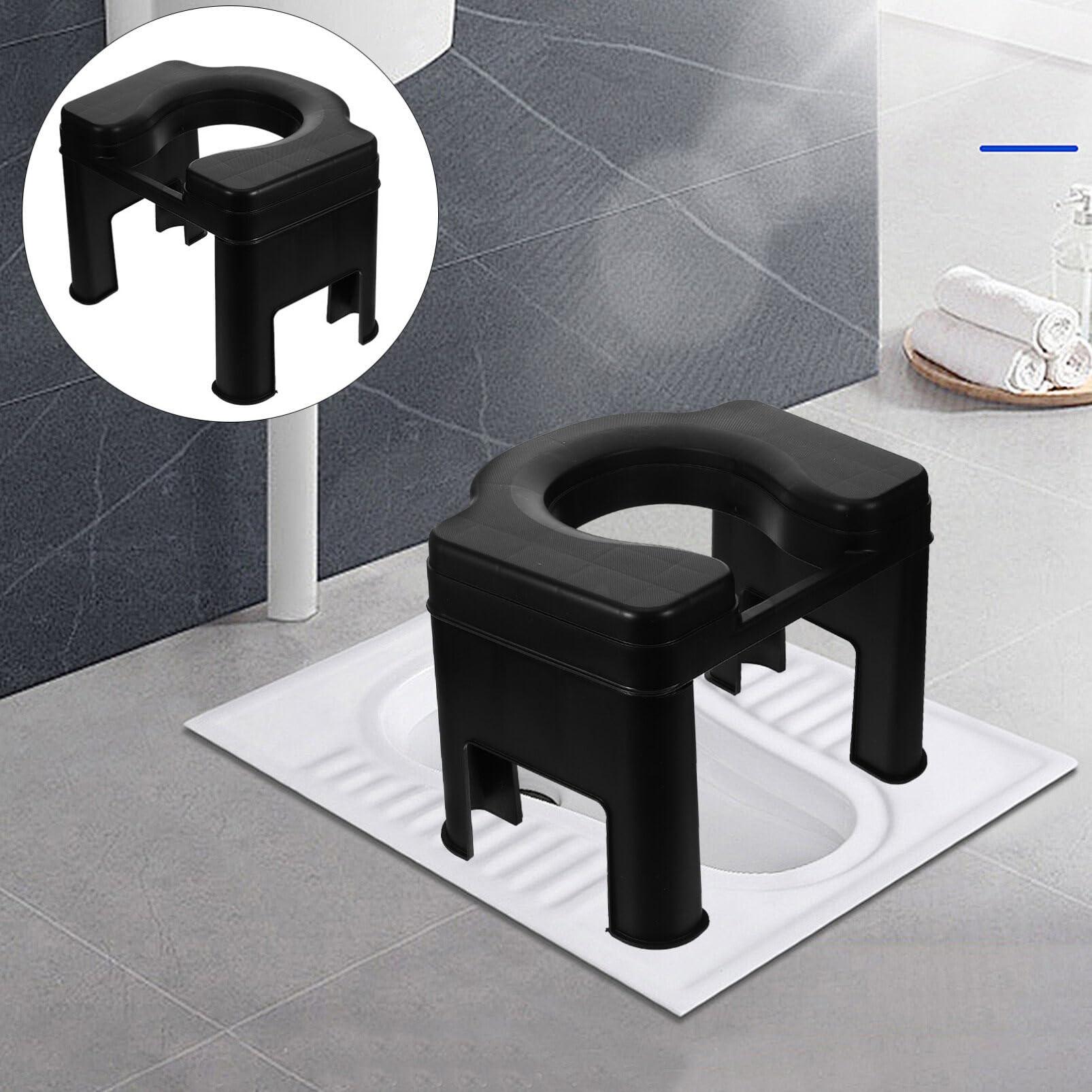 Healvian Healvian Portable Toilet Seats, 26.5cm Emergency Toilet Squats Stool Potty Step Stool Toilet Seat Stool Squatting Toilet Stool Toilet Camping Seats for Senior, Handicap, Disabled