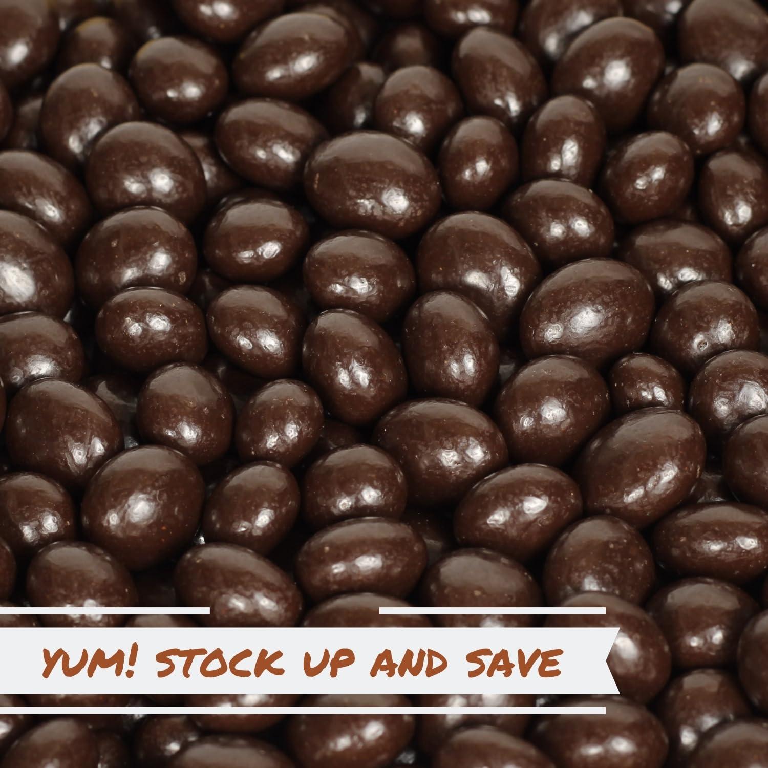 It's Delish Dark Chocolate Covered Espresso Beans - by It\'s Delish, 1 Lb Bag | Coffee Lovers Snack | Gourmet Chocolates Candy Snacks | Made in USA, Vegan, Kosher