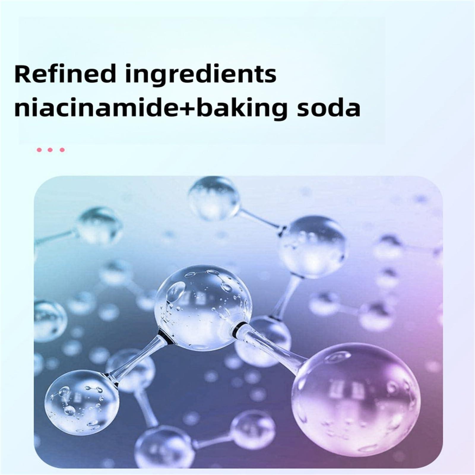 Grolomo Niacinamide Toothpaste,Niacinamide Whitening Toothpaste,Niacinamide Intensive Whitening Toothpaste,Tripel Whitening Niacinamide Whitening Toothpaste,Fresh Breath,Remove Tooth Stains (3pcsA)