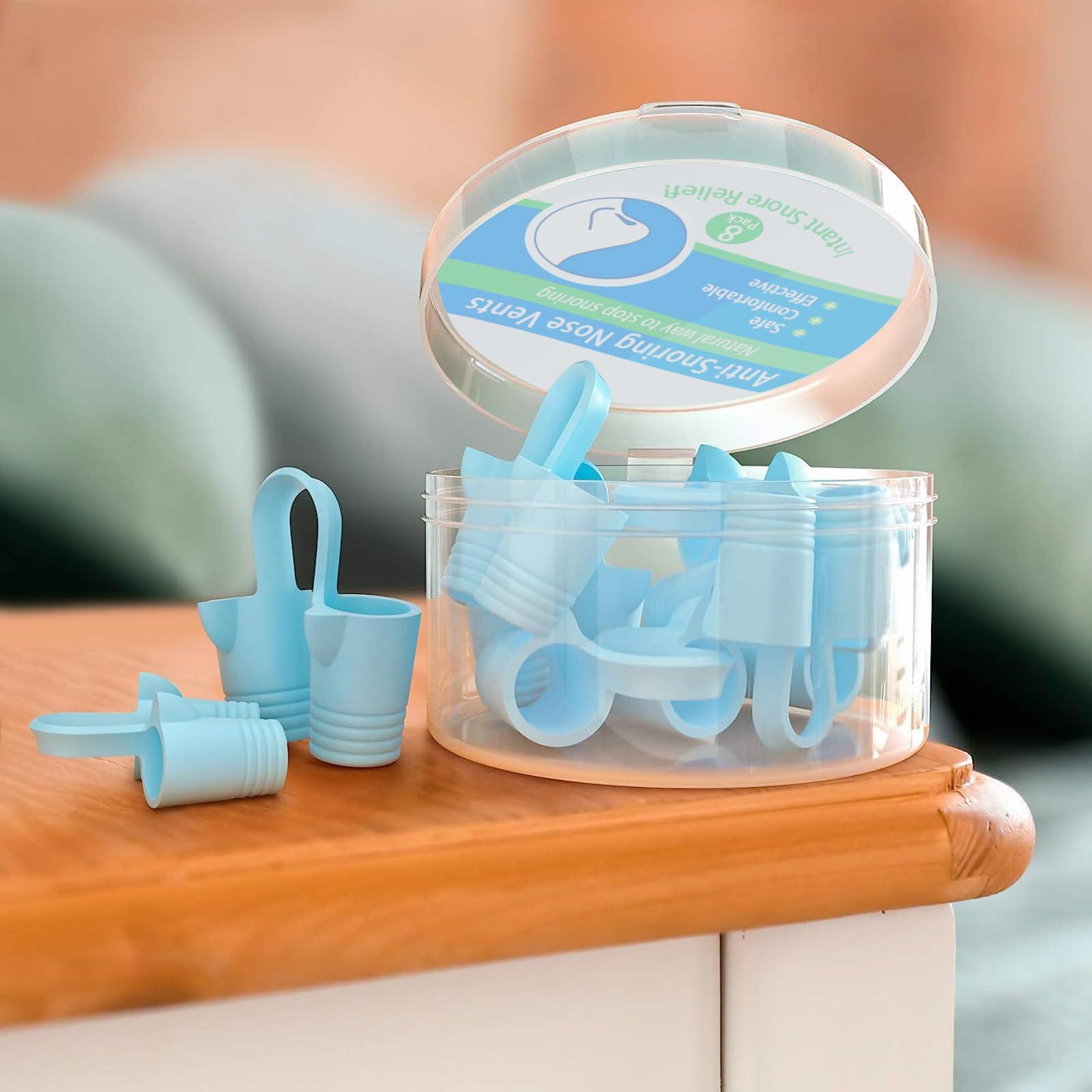 KinomiYa KinomiYa 8pcs Anti Snoring Nose Vents Device That Work, Anti Nose Vents for Snoring Devices, Snoring Devices for Men, Nose Opener for Breathing Sleep, Stop Snoring Devices That Work for Men