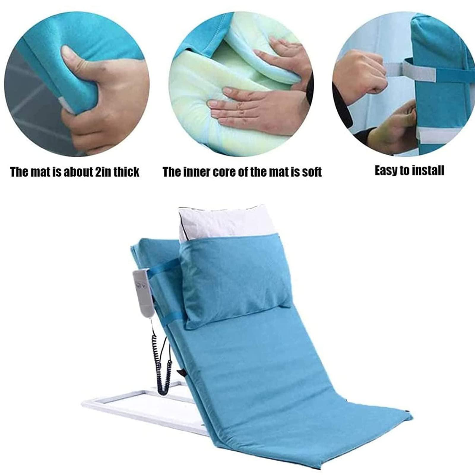 HUMNZR HUMNZR Power Lifting Bed Backrest with Pillow, Medical Nursing Pillow Lifter, Adjustable Electric Sit-Up Back Stand Assist Aid,Pink