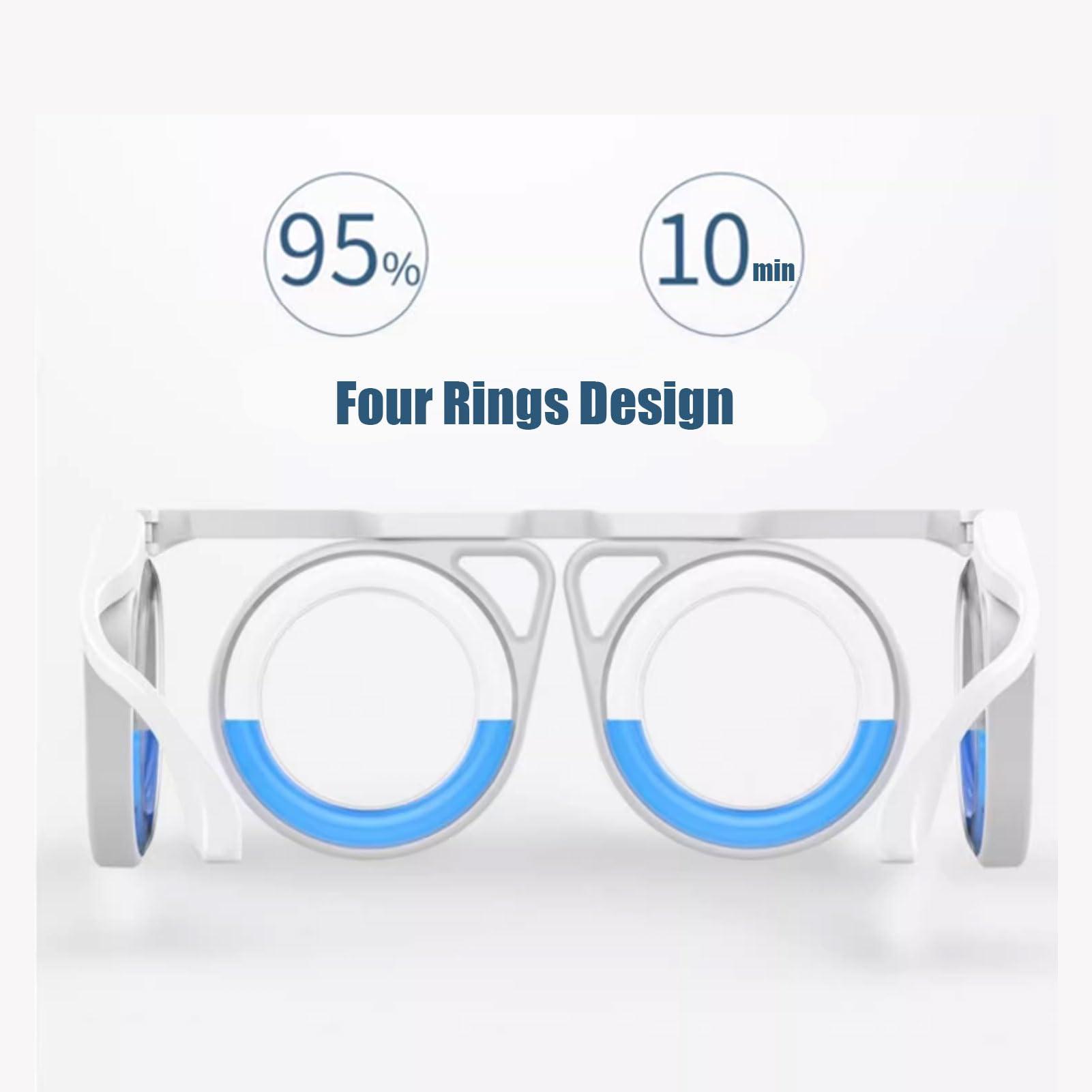 Brrnoo Boarding Glasses Motion Sickness Glasses Anti Motion Sickness and Wearable Nausea Goggles for Adults and Children Car Sickness Sickness