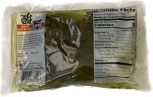Asian Taste 8oz Asian Taste Sour Mustard (Pickled Vegetable), Pack of 3