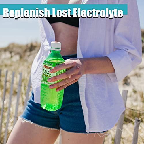 PARROT Parrot Brand Aloe Vera Juice Drink Original Flavor 500mL 16.9 fl.oz. (Pack of 10)