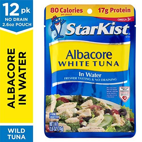 StarKist StarKist Albacore White Tuna in Water - 2.6 oz Pouch (Pack of 12)