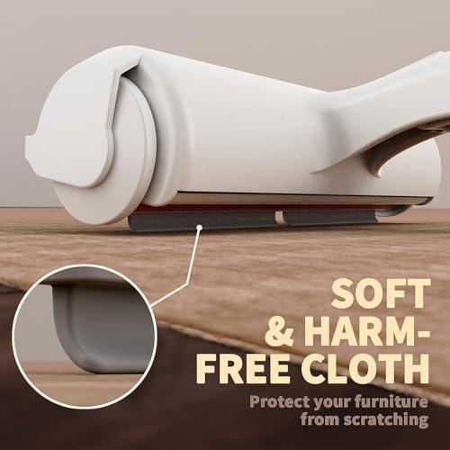 Astra Roller Pet Hair Remover and Reusable Lint Roller - Cat and Dog Hair Remover for Furniture, Couch, Carpet, Clothing and Bedding - Portable, Multi-Surface Fur Removal Tool