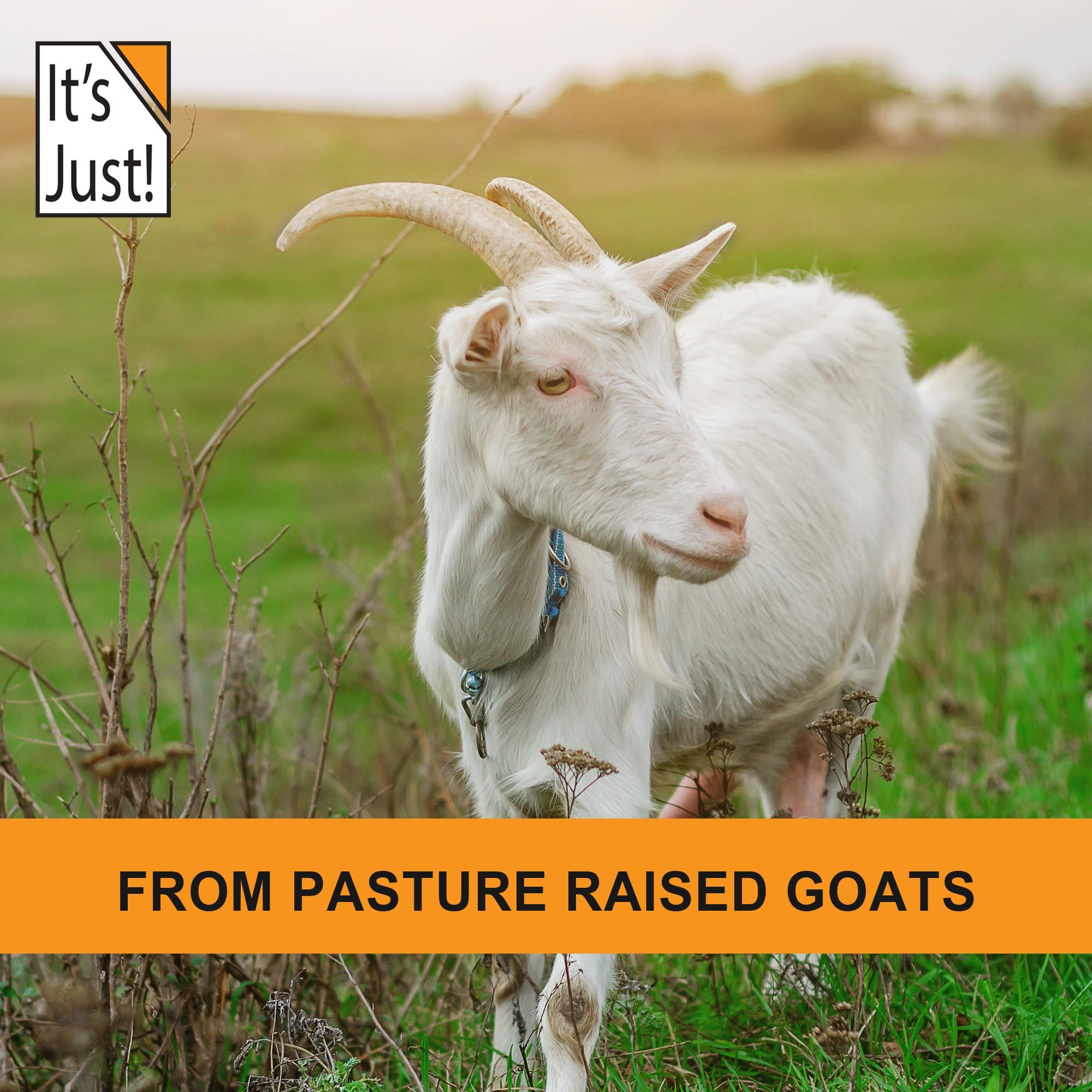 It\'s Just! It\'s Just! - Goat Whey Protein Concentrate, Made in USA, Pasture Raised Goat Milk, One Ingredient