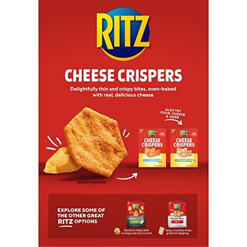 Ritz Ritz Crispers Cheddar Chips, Cheese, 6 Count (Pack of 1)