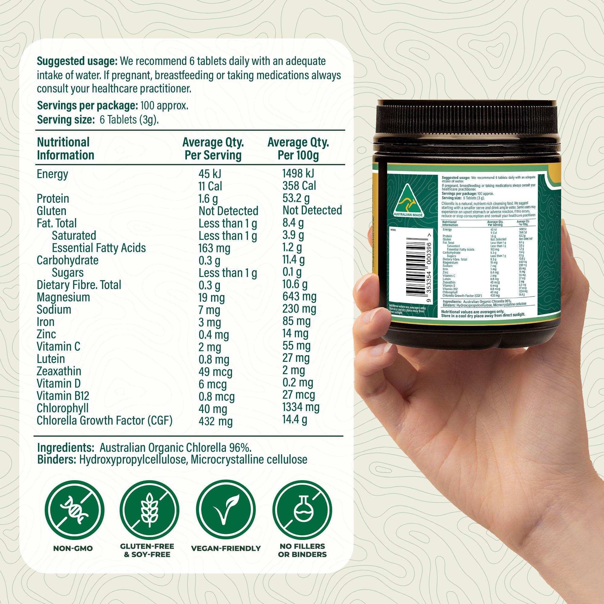 Biogenesis BioGenesis Chlorella Tablets, 600 Tablet Count (500mg)