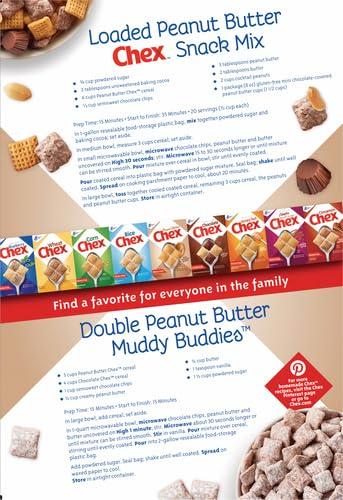 General Mills General Mills Peanut Butter Chex Cereal, Gluten Free Breakfast Cereal, Made with Whole Grain, 12.2 OZ (Pack of 4)