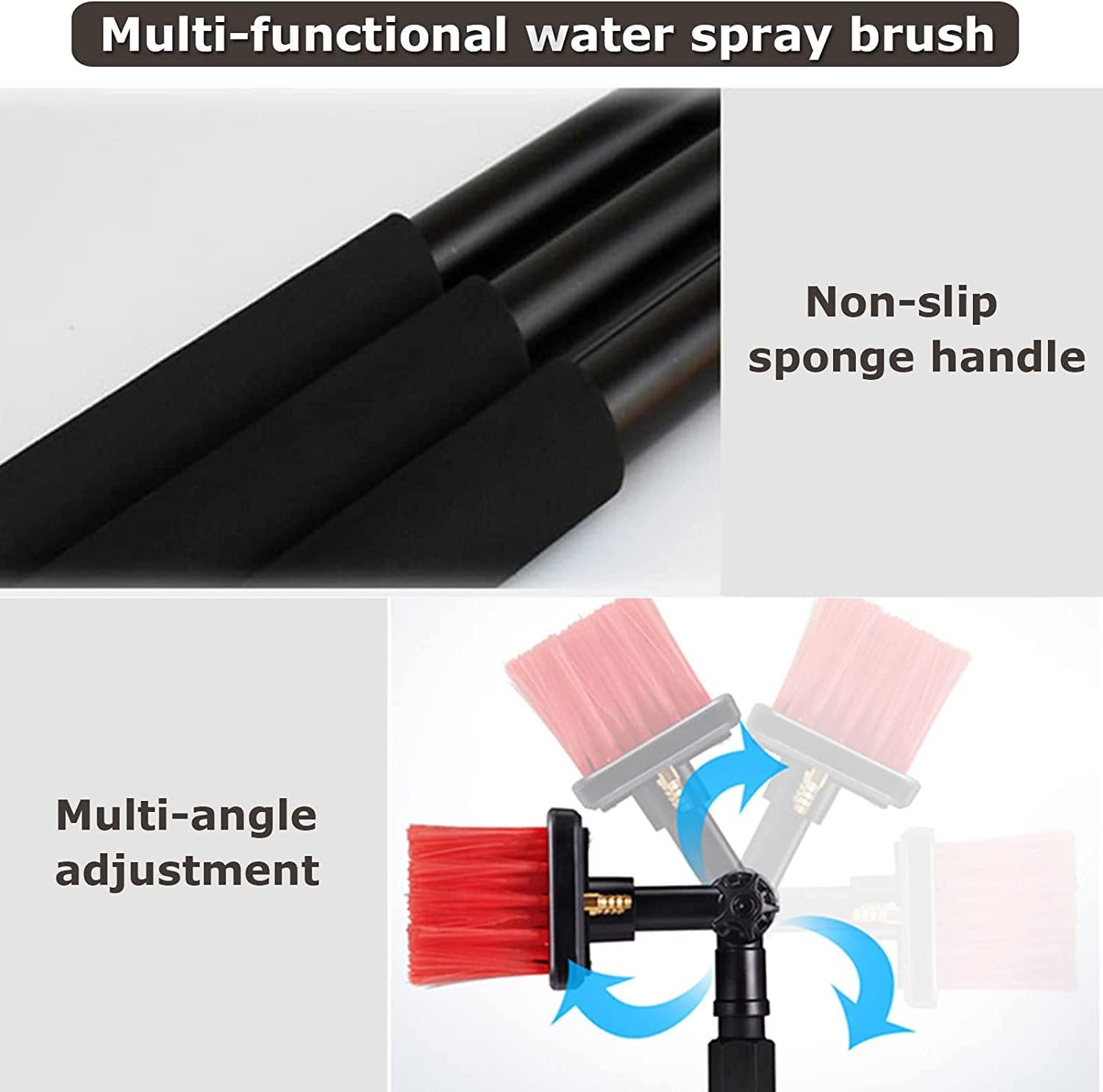 KDLK Water Fed Pole Kit,Water Fed Brush Water Fed Pole Kit, Window Washing Set Equipment Telescopic Extension Pole Cleaning Kit for Window Cleaning, Photovoltaic Panel Cleaning, Trucks (Size : 12FT/3.6M)