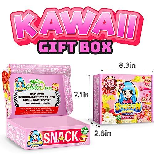 SHOGUN CANDY SHOGUN CANDY, 40Pcs Japanese Snacks and Japanese Candy, Popin Cookin Japanese Snack Box, Kawaii Dagashi Box, (HIME(Gluten free))