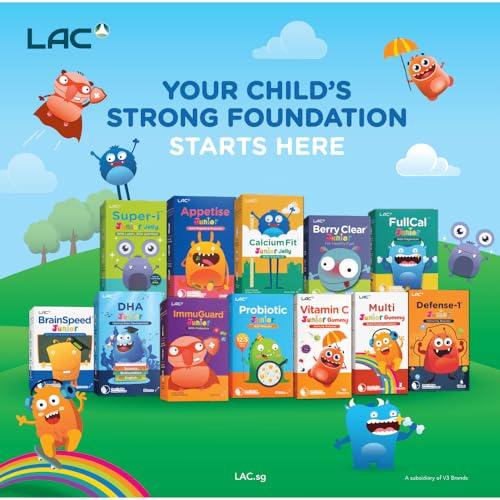LAC LAC ImmuGuard Junior with Probiotics Lychee Flavour (30 Jelly Sticks)