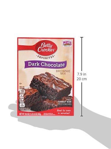 Betty Crocker Betty Crocker Brownie Mix Dark Chocolate Family Size 19.9 oz Box
