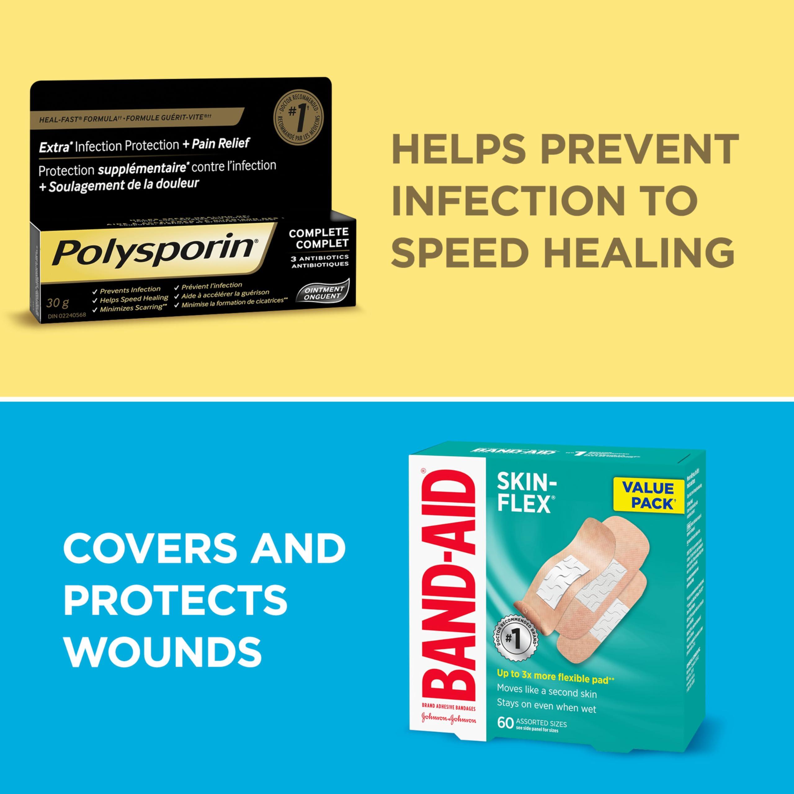 Polysporin Antibiotic Ointment Heal-Fast formula, 30g 30 gram