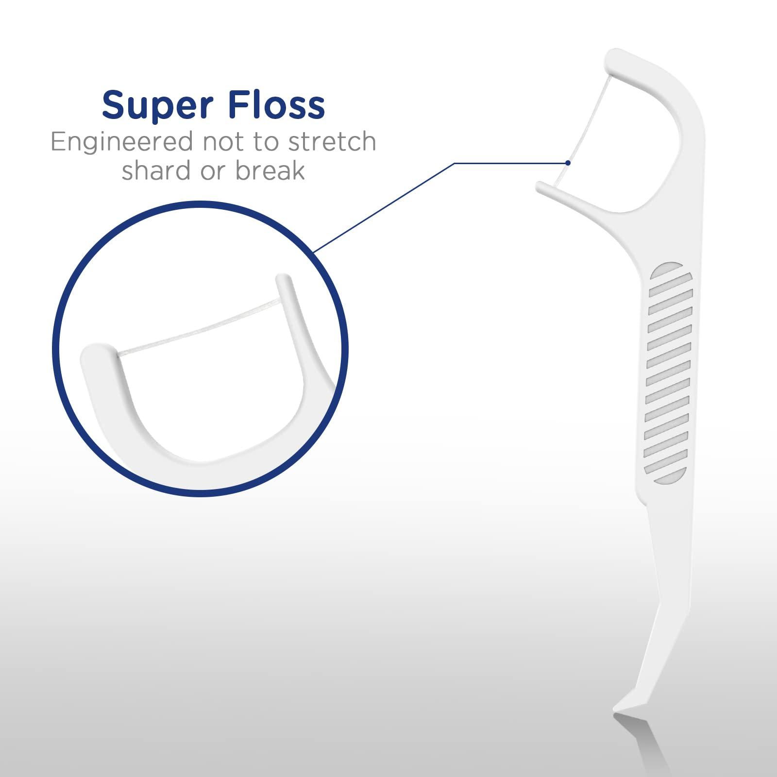 Fremouth Fremouth Orthodontic Flossers for Braces - Ortho Dental Floss Picks, 100 Count (Pack of 5), with a Travel Case