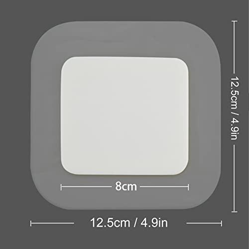 Luqeeg Hydrocolloid Foam Dressing, Wound Pressure Sore Pad, Waterproof Pressure Sore Patch with Adhesive Border for Leg Ulcer, Mild Bed Sores, Pressure Ulcer, Preventing Phlebitis