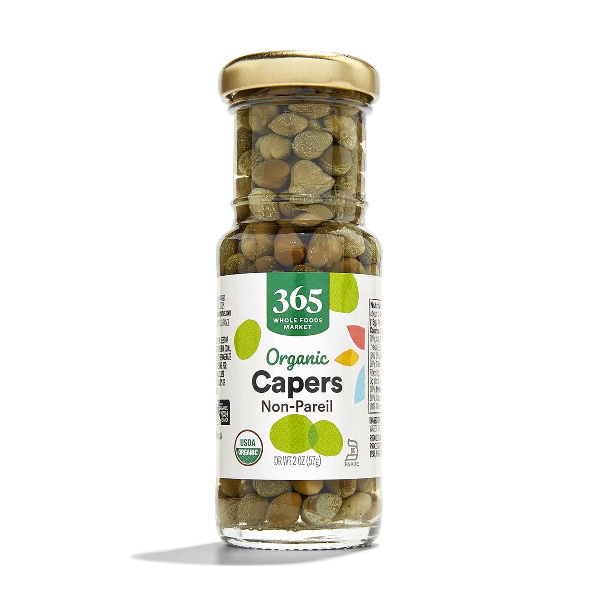 365 by Whole Foods Market 365 by Whole Foods Market, Organic Capers, Non-Pareil, Dried Weight 2 Ounce