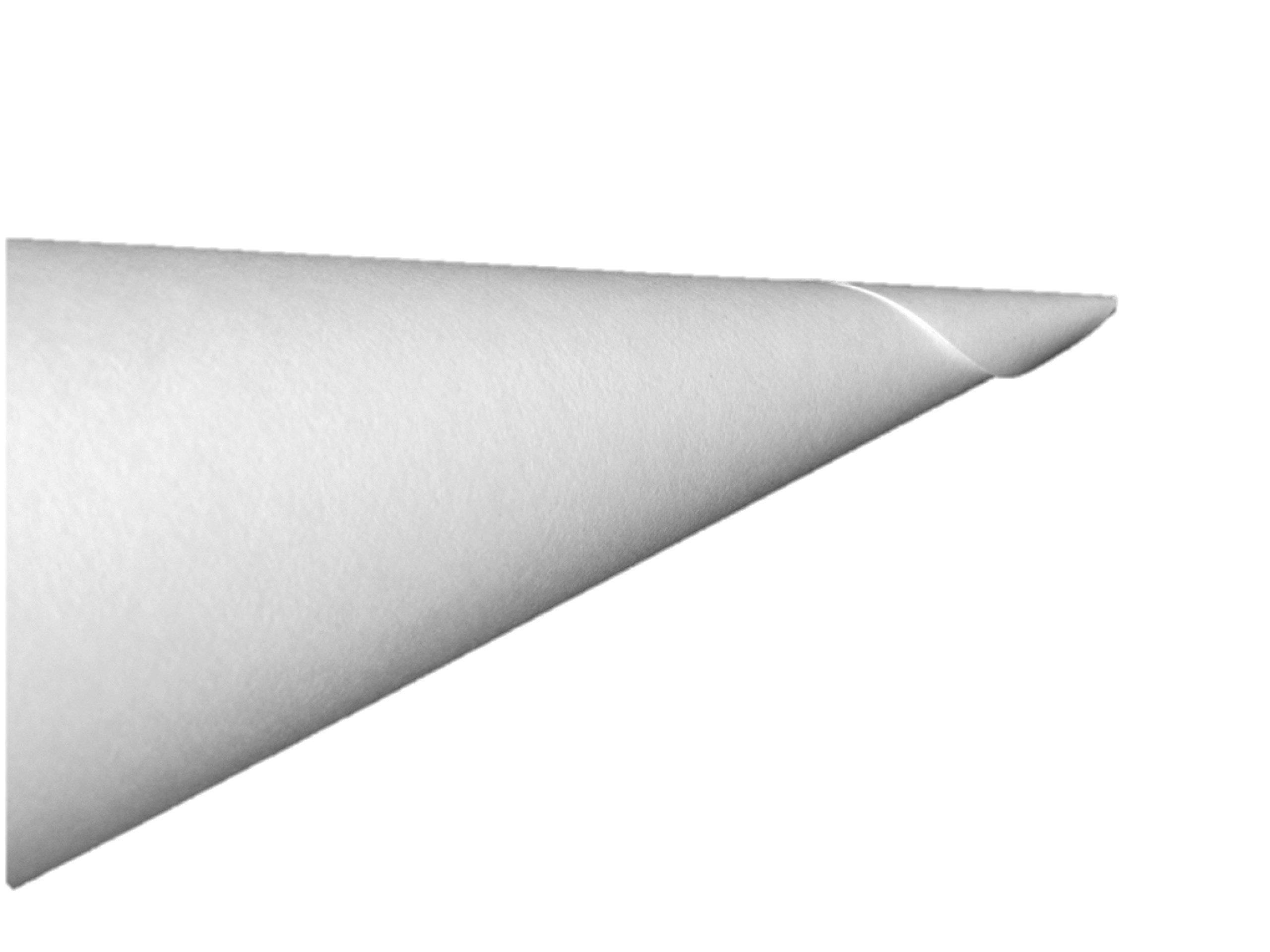 Dot Red Dot Red - 200 Medium Sugar Cone Paper Jackets - Recyclable - Straight Edge Ice Cream Waffle Cone Jacket (200 Pack)