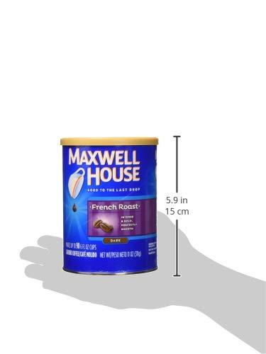 MAXWELL HOUSE Maxwell House French Blend Ground Coffee, Bold Roast, 11 Ounce Canister