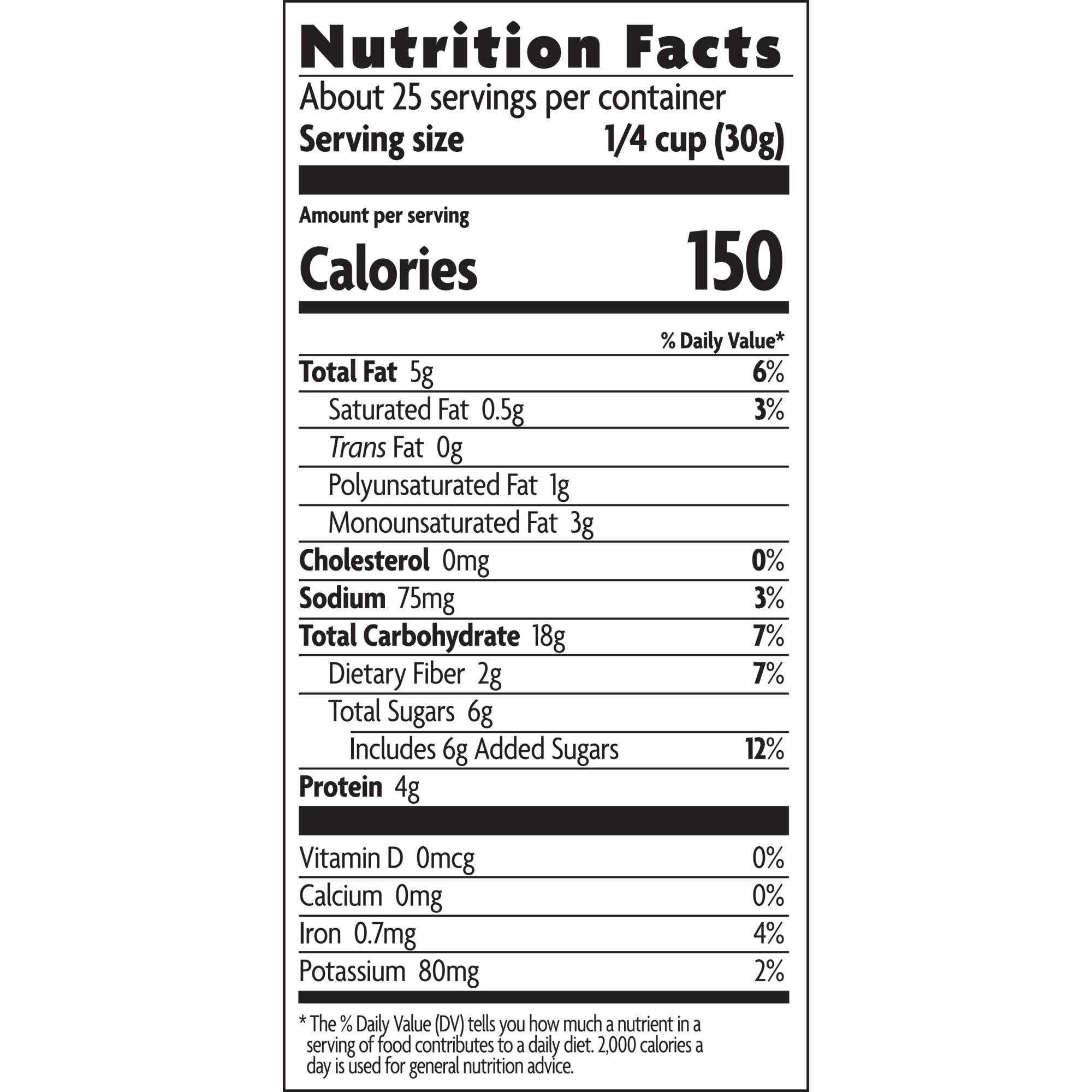 Love Crunch Love Crunch Organic Dark Chocolate & Peanut Butter Granola, 26.4 oz (Pack of 1), Non-GMO, Fair Trade, by Nature\'s Path