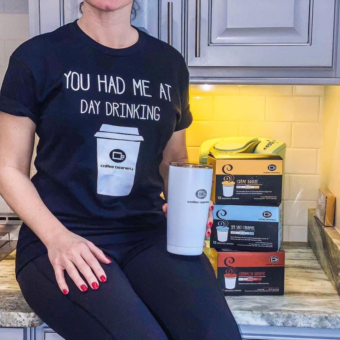 Coffee Beanery Sea Salt Caramel Decaf Coffee Pods by Coffee Beanery | 48ct Bulk Flavored Decaf Coffee Pods Medium Roast Coffee Pods| 100% Specialty Arabica Coffee| Gourmet Coffee Pods