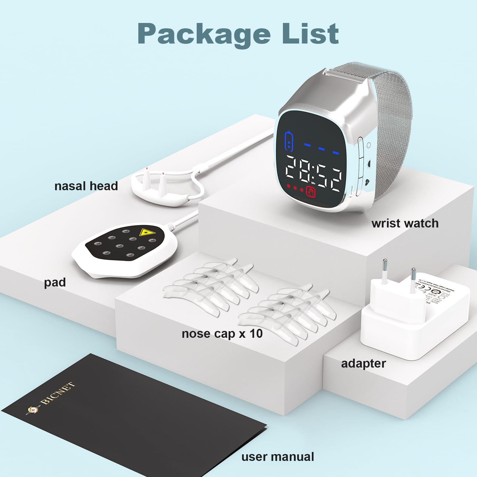 HaSoCare Lower Blood Pressure Naturally, Home Use Blood Pressure Lowering Device with Heart Rate Monitoring, Improve Blood Circulation and Reduce Blood Viscosity, for Hypertensive and Rhinitis