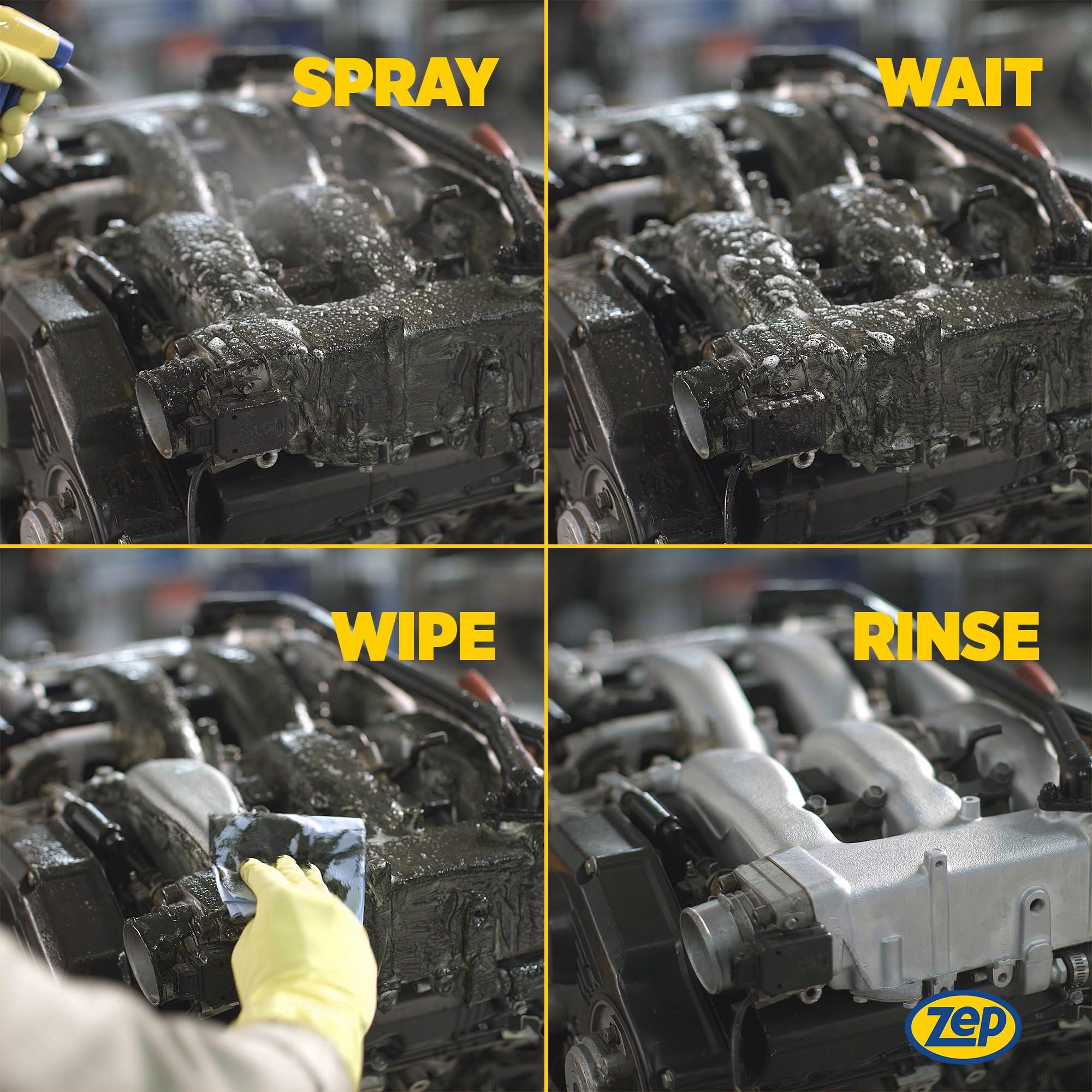 Zep Zep Industrial Purple Cleaner and Degreaser Concentrate - 32 Ounce (Case of 4) R42310 - Easy to Rinse Formula