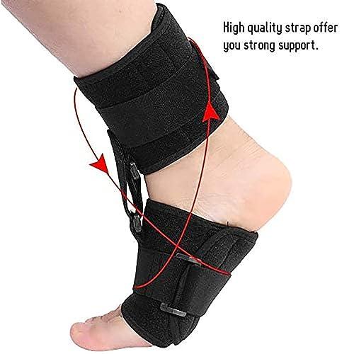 oiakus oiakus Foot Drop Corrector, AFO Ankle Orthosis Splint Support, Pain Relie Foot Drop Orthosis Corrector Adjustable Foot Drop Brace Assist Strap For Improved Walking Gait