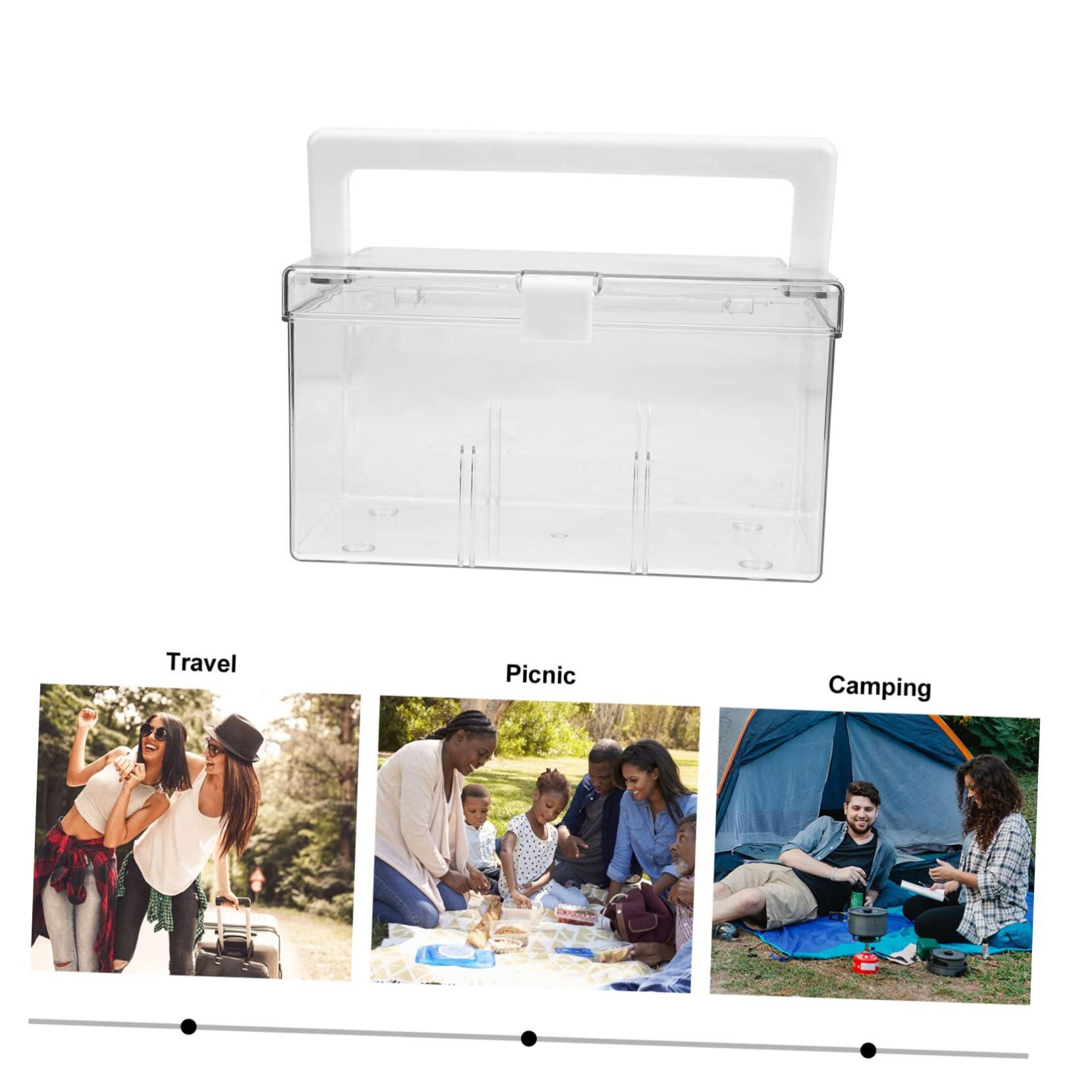 FOMIYES FOMIYES Box Portable Kit Makeup Travel Containers Portable Medicine Container Travel Medicine Case Carrying Case Plastic Storage Bins The Pet Emergency Kit Camping