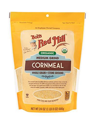 Bob's Red Mill Bob's Red Mill Organic Medium Grind Cornmeal, 24-ounce (Pack of 4)