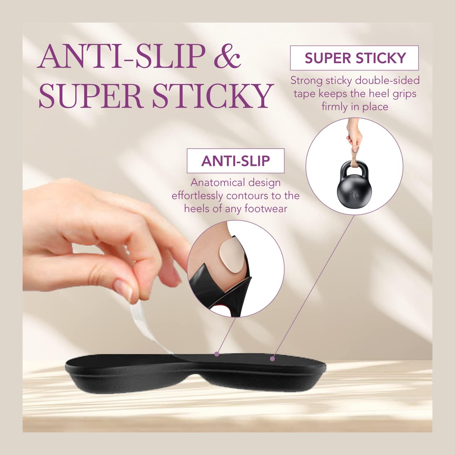 Ballotte Ballotte Heel Grips for Womens Shoes - Heel Protector for Shoes, Shoe Inserts for Women Heels - Heel Cushion for Shoes That are Too Big, High Heel Cushion Inserts Women (Heel Grips 12 Pack Multicolor)