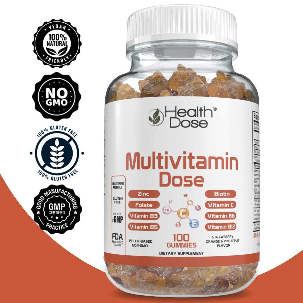 Health Dose Health Dose Multivitamin Dose Adults 100 Gummies