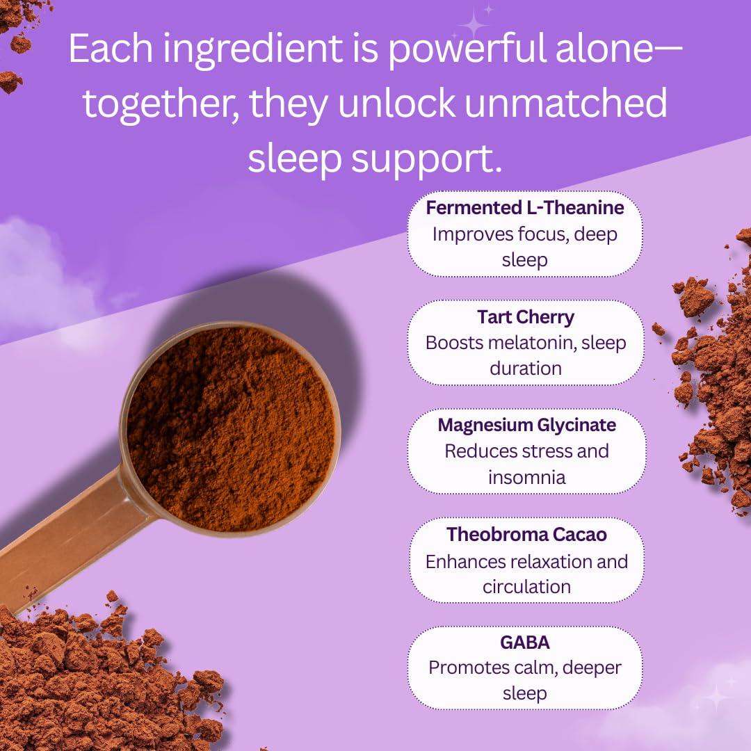 SWITCH Magnesium Hot Chocolate Killswitch Nootropics Brain & Sleep Support Supplement - Calming Magnesium Powder Promotes Restful Nights & Productive Days - Real Cacao, Sugar-Free, Made in USA
